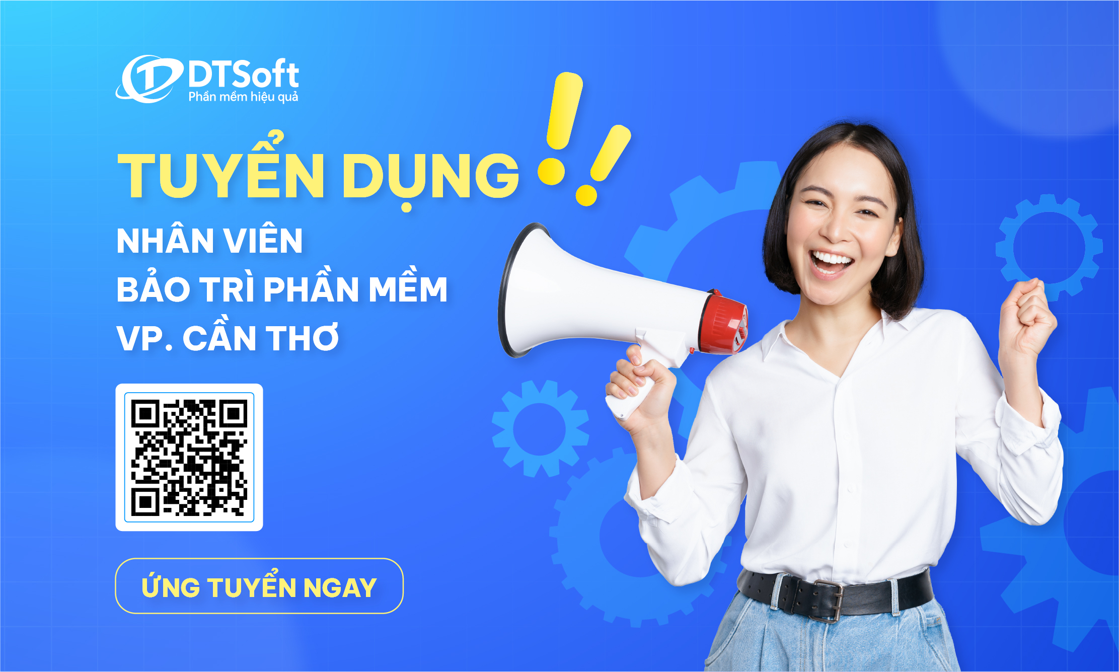 [CẦN THƠ] DTSoft tuyển dụng nhân viên Triển khai phần mềm