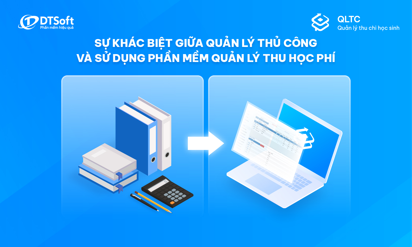 Đăng ký trải nghiệm miễn phí | Giải pháp thu học phí không dùng tiền mặt QLTC