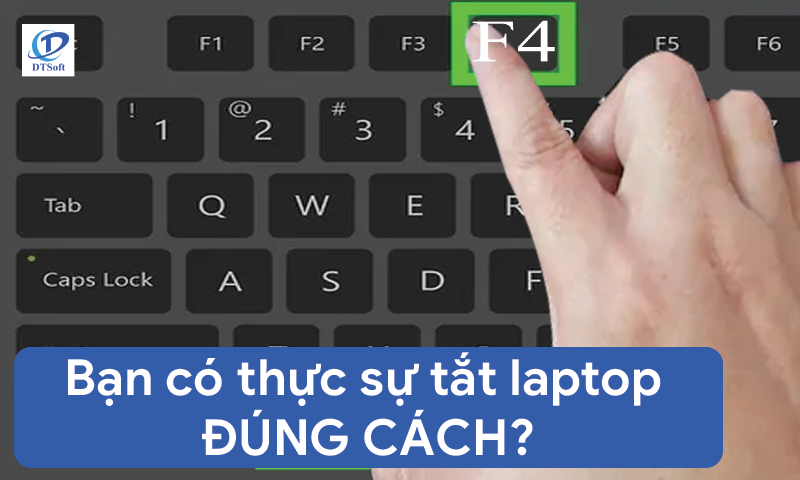 Dùng laptop đã lâu vậy bạn đã biết tắt máy đúng cách chưa?